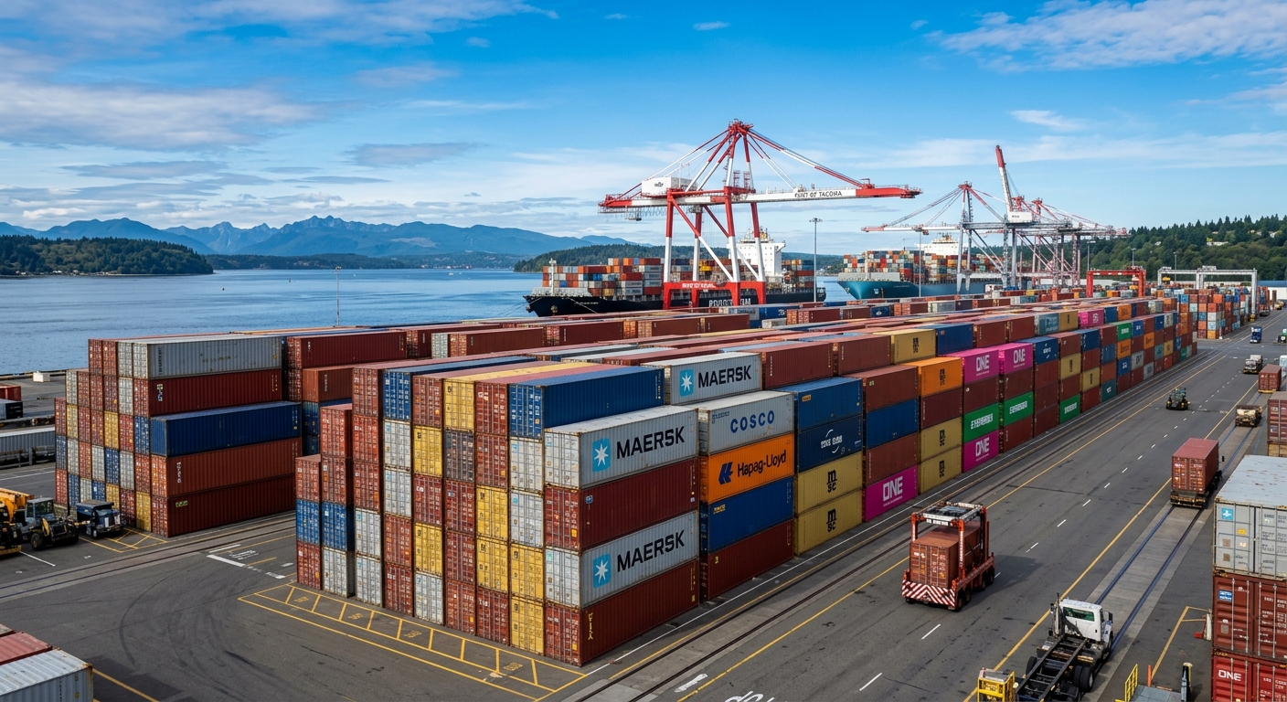 Container drayage at Port of Seattle and Port of Tacoma